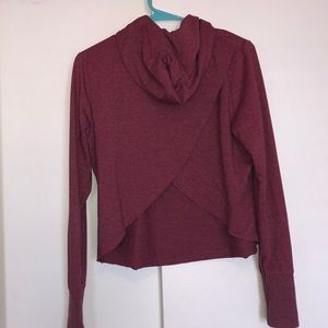 Gymshark open back cropped hoodie